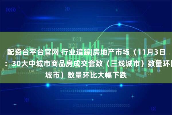 配资台平台官网 行业追踪|房地产市场（11月3日-11月9日）：30大中城市商品房成交套数（三线城市）数量环比大幅下跌