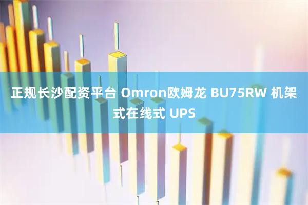 正规长沙配资平台 Omron欧姆龙 BU75RW 机架式在线式 UPS